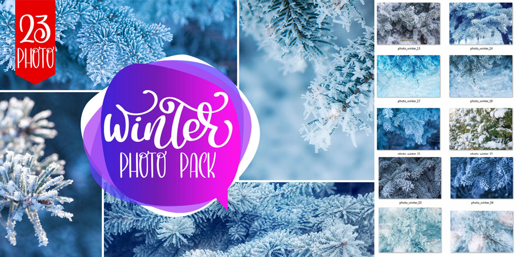 دانلود مجموعه تصاویر با کیفیت زمستان Winter Photo Pack