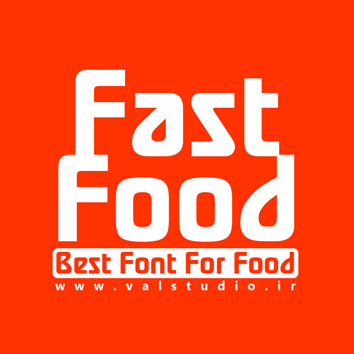فونت انگلیسی فست فود Fast Food