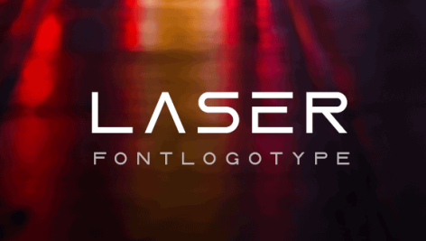 فونت لوگوتایپ laser